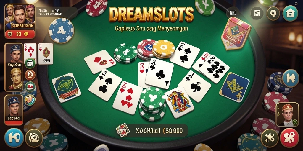 Tampilan gameplay seru dari DREAMSLOTS yang menampilkan momen-momen menarik.