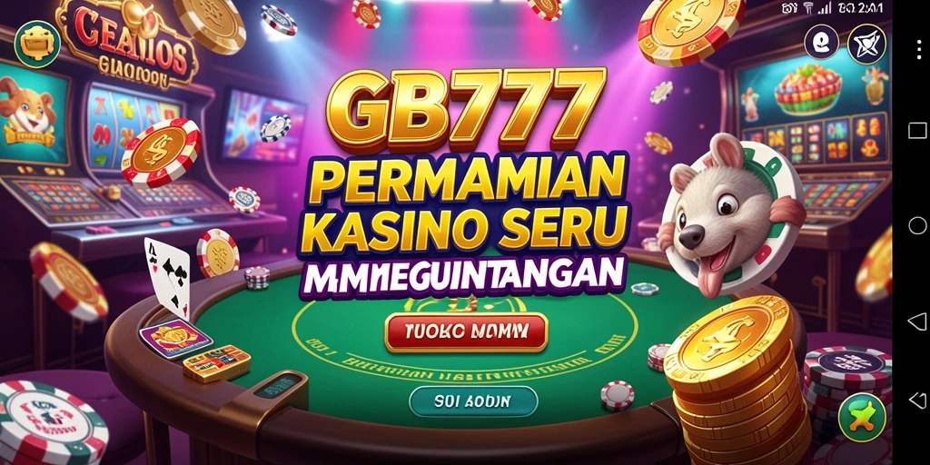 Tampilan seru dari gameplay kasino di GB777.