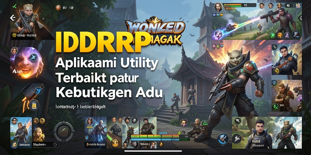 Screenshot utama IDRRP menampilkan antarmuka aplikasi Utility yang ramah pengguna.
