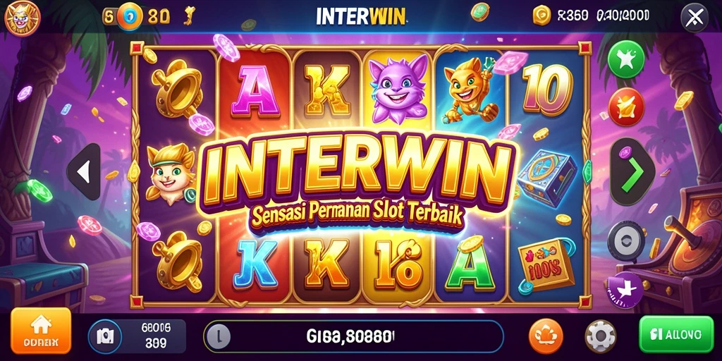 Tampilan menakjubkan dari gameplay Slot INTERWIN.