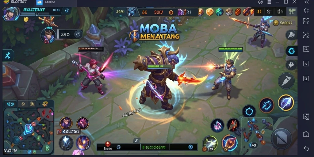 Gameplay seru dan menegangkan di SLOT367 MOBA.